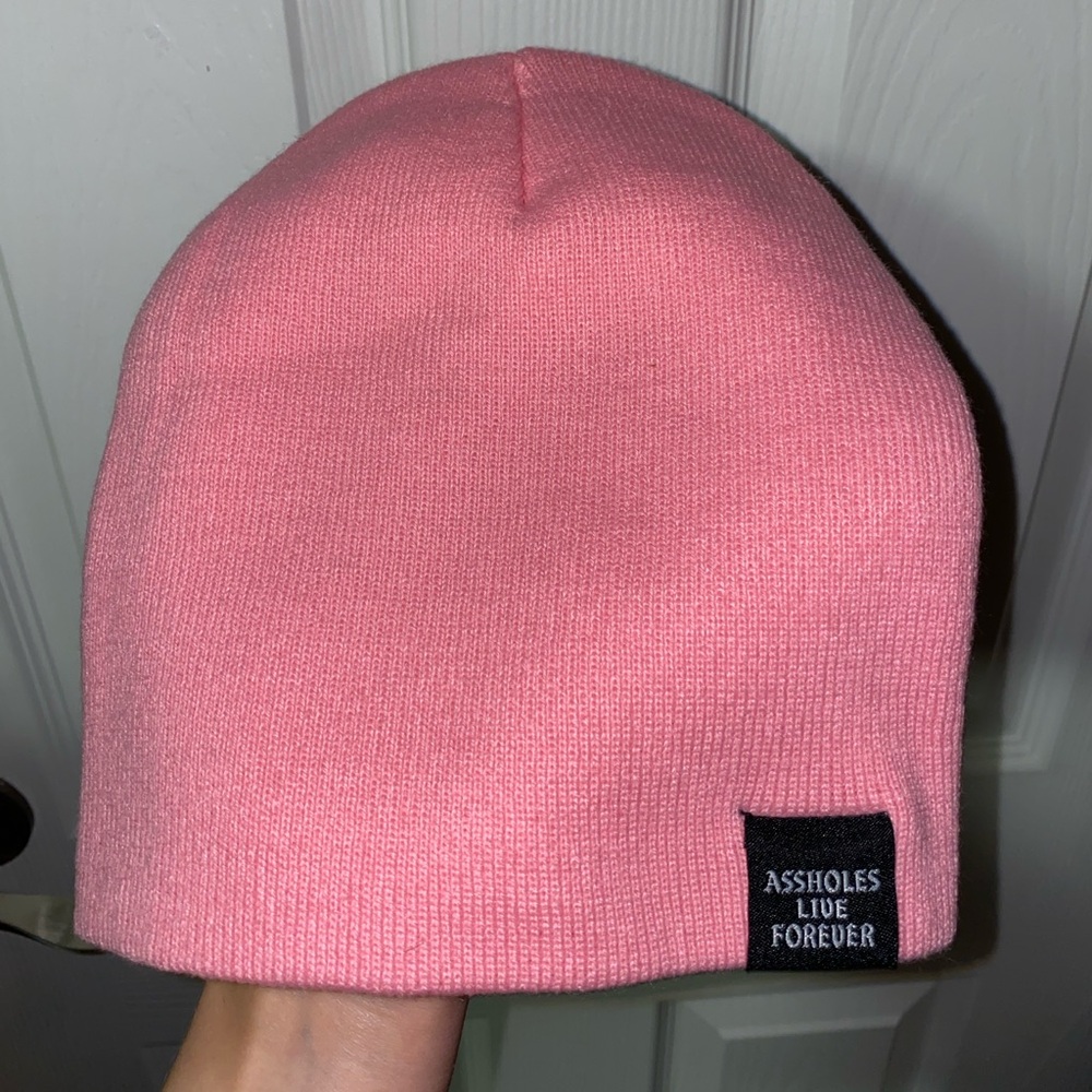 Pink beanie